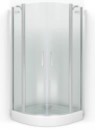 Уголок душевой GOOD DOOR BAS PANDORA R-90-C-CH (90х90) полукруглый, без поддона