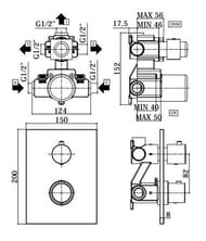 ��������� ��� ���� Paffoni Light LIQ519CR ���������, ������������, �� 3 ���., � ��.������, ����