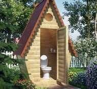 Унитаз Оскольская керамика ДАЧНЫЙ (370х500х385) с сиденьем, белый
