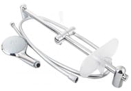 Душевой набор Grohe Euphoria Mono 27266001 (стойка, шланг, лейка, полочка)