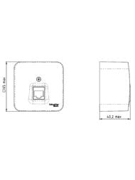 ������� Systeme Electric BLANCA �������� ���������� RJ11, � ������. ���������, ����� BLNIA011001