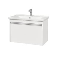 Тумба под раковину AQUATON Капри 80 1A230201KP010 760x429x505 подвесная, 1 ящик, белый глянец