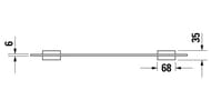  DURAVIT Karree 60 , : /  0099501000