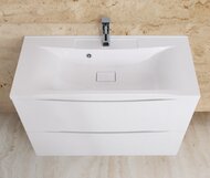 ����� ��� �������� BelBagno MARINO (1200x450x805) ���������, Bianco Lucido MARINO-1200-2C-PIA-BL-P
