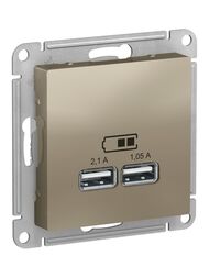  Systeme Electric ATLASDESIGN USB 5 1  x 2,1 2   1,05   ATN000533