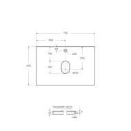 ���������� BelBagno (716x468�11) ������������, 1 ���. ��� ���������, Bianco Opaco KEP-70-BO