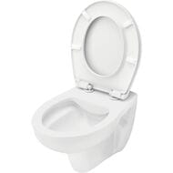 Унитаз подвесной TECE Basic 360х515х350 безободковый, с сиденьем soft-close и крышкой, белый 9700018