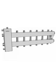Балансировочный коллектор Gidruss BMSS-150-7DU до 150 кВт, 1 1/2", 3+3 контура + бок.контур, нерж — изображение 2