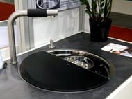 #*Смеситель для кухни BLANCO SAGA нержавеющая сталь, однозахватный, излив 273мм 519446