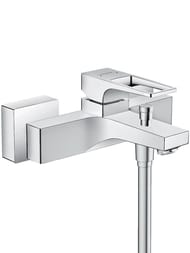 Смеситель Hansgrohe Metropol 74540000 для ванны/душа настенный, рукоятка-петля, хром — миниатюра 1