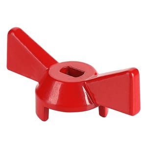 Ручка-бабочка для крана VALTEC BASE красная VT.220.R.04