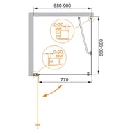 ������� ������ CEZARES ELENA ����� (880-900x880-900x195) A-1-90-P-Cr-L ������ ��������.Punto/����