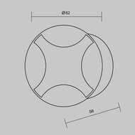 ������������ ���������� Maytoni Biscotti (�������) O036-L3B3K, 3000� 3�� IP 65, ������