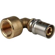 Угольник-переходник STOUT 1/2"Вх16 для металлопластиковых труб прессовой SFP-0010-001216