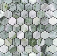 ������� �� ������������ ����� LeeDo Pietrine Hexagon Onice Verde oliva POL hex 23x40 (292�289x7) ��