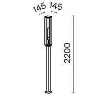 ����������� ���������� Maytoni Cell (���) O452FL-01GF3, E27x1 15�� IP 54, ������