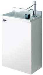 Тумба под умывальник Jacob Delafon POP LAMINAR EB286-G1C (400х240х591) шарниры справа, белый