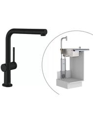Смеситель Hansgrohe Talis M54 для кухни 270 вытяжной душ, 1jet sBox черный мат 72809670 — миниатюра 1