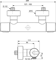 Ideal Standard CERATHERM 100 ��������� ��� ���� A4618AA ����������������, ��� �������� ������