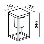 ��������� ���������� �� ��������� ������� Maytoni Shatter (����) OSL457WL-L2GF3K, 3000K 2�� IP 54, ������