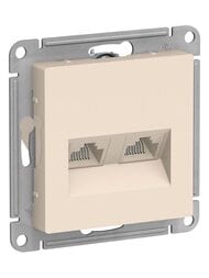 ������� Systeme Electric ATLASDESIGN ������� ������������ RJ45+RJ45 ��������� 5E ������� ATN000285