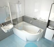 Ванна акриловая RAVAK ROSA 95 160х95 L белая