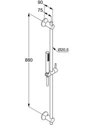 ������� �������� KLUDI NOVA FONTE PURISTIC 1S �����, ������, ���������, ������ ������� 20840N0-15
