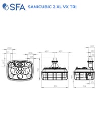    SFA SANICUBIC 2 XL VX TRI