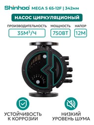   SHINHOO MEGA S 65-12F 1x230, DN 50/65, , 71121008