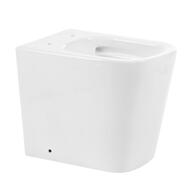 Унитаз приставной BelBagno Albano (365х515х420) безободковый, белый BB120CBR