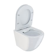 Унитаз подвесной IDDIS Blanco безободковый, с тонким сиденьем микролифт BLARDSEi25/BLARNSEi25