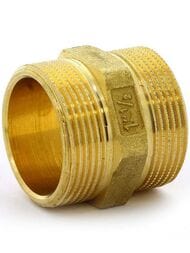 Ниппель Tiemme 1.1/2"Нх1.1/2"Н латунь, 1500088(1552G000808)