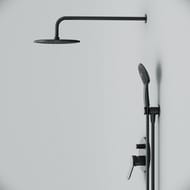 Душевая система AM.PM X-Joy FB85A1RH02 встраиваемый смеситель, верхний/ручной душ, черный матовый