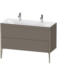 ����� � ������������ Duravit XViu 1200�480�610 ���������, 2 ��, ���������-�����/������� XV4713OB190C