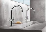 Смеситель Grohe Atrio New 21019003 для умывальника двухрычажный, L-Size, хром