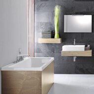 Смеситель Grohe Essence 19578001 для ванны на 4 отверстия, фиксированный, однорычажный