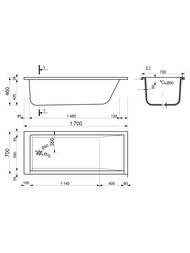 ����� ������������� Estet ������ (1700�700) �� �������������� ����� ��-00000651