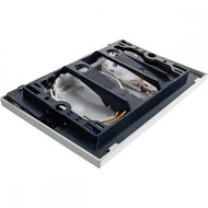 GEBERIT Sigma20 Клавиша смыва, двойной смыв белый/кольца позолоченные 115.882.KK.1