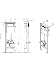 ����������� Cersanit VECTOR+������ CORNER ����+������ CARINA XL+������� ��������� SLIM 64441