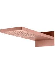 Верхний душ Boheme Fusion 230x550 настенный, с каскадом, медь брашированная 419-2-CB — миниатюра 1