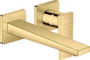 Смеситель Hansgrohe Metropol 32526990  для умывальника, однорычажный, внешняя часть, полиров золото