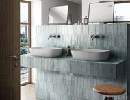 Плитка настенная EQUIPE ARTISAN Aqua (65х200) голубая 24468 (кв.м.) 0,5м2/упак