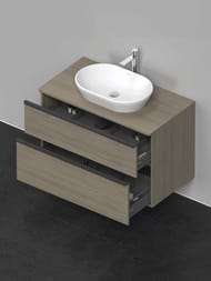 ����� ��� �������� Duravit D-Neo 1000�550�644 ���������, 2 �����, ��� ����� DE4968004350000