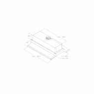 Вытяжка ELICA Ciak 2.0 GR/A/90 LED, 864х330 мм, 225 м3/ч, 121 Вт, серый PRF0181898 — изображение 2