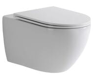 Унитаз подвесной TECEspring R 360х350х530 безободковый, с сиденьем, Tornado flush, белый 9700998P