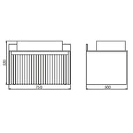 ����� COMFORTY �������-75 (750�530�500) ���������,� ���������,�����������,����� ���.00-00013396