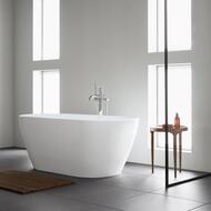 Ванна акриловая Duravit D-Neo 700486 1600х750 отдельностоящая, без перелива, 2 наклона спины, белая