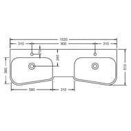 ����� � ��������� Burgbad Badu 1520�492�510 ����, 4 ��, �����, ����� ��� SFUJ152F3692C001*2