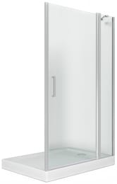 Дверь душевая GOOD DOOR BAS PANDORA WTW-140-C-CH (140х185) распашная, профиль хром/стекло прозрачное