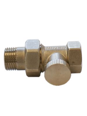 SCHLOSSER Клапан обратного потока проходной никелированный DN 15 1/2 GZ x 1/2 GW 601300004